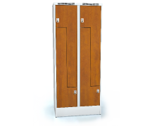 Cloakroom locker Z-shaped doors ALDERA 1920 x 800 x 500